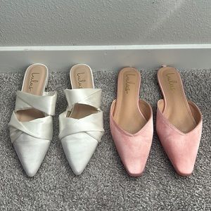 LULU’S “BUNDLE OF 2” SANDALS SHOES SIZE 8